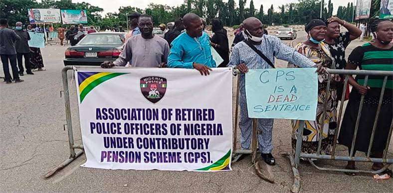 Retired Nigerian Police officers protest inadequate pensions, demand policy overhaul
